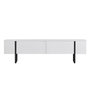 Nordure Soporte para TV Blanco y Negro